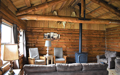 Art Link Cabin interior living space