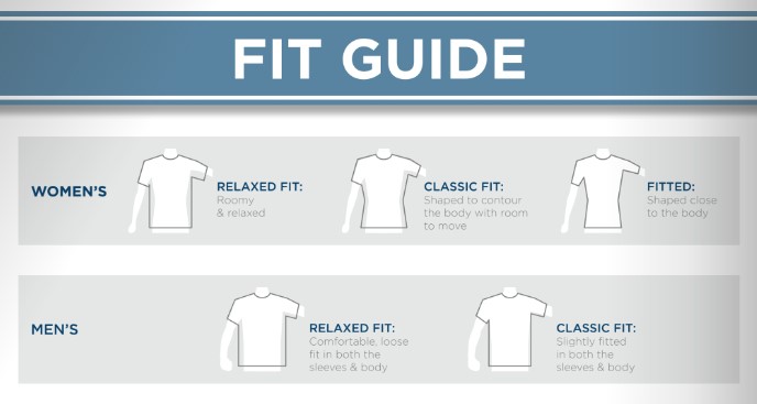 Relaxed fit is roomy and relaxed