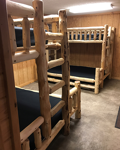 Turtle River Woodland Cabin bunkbeds