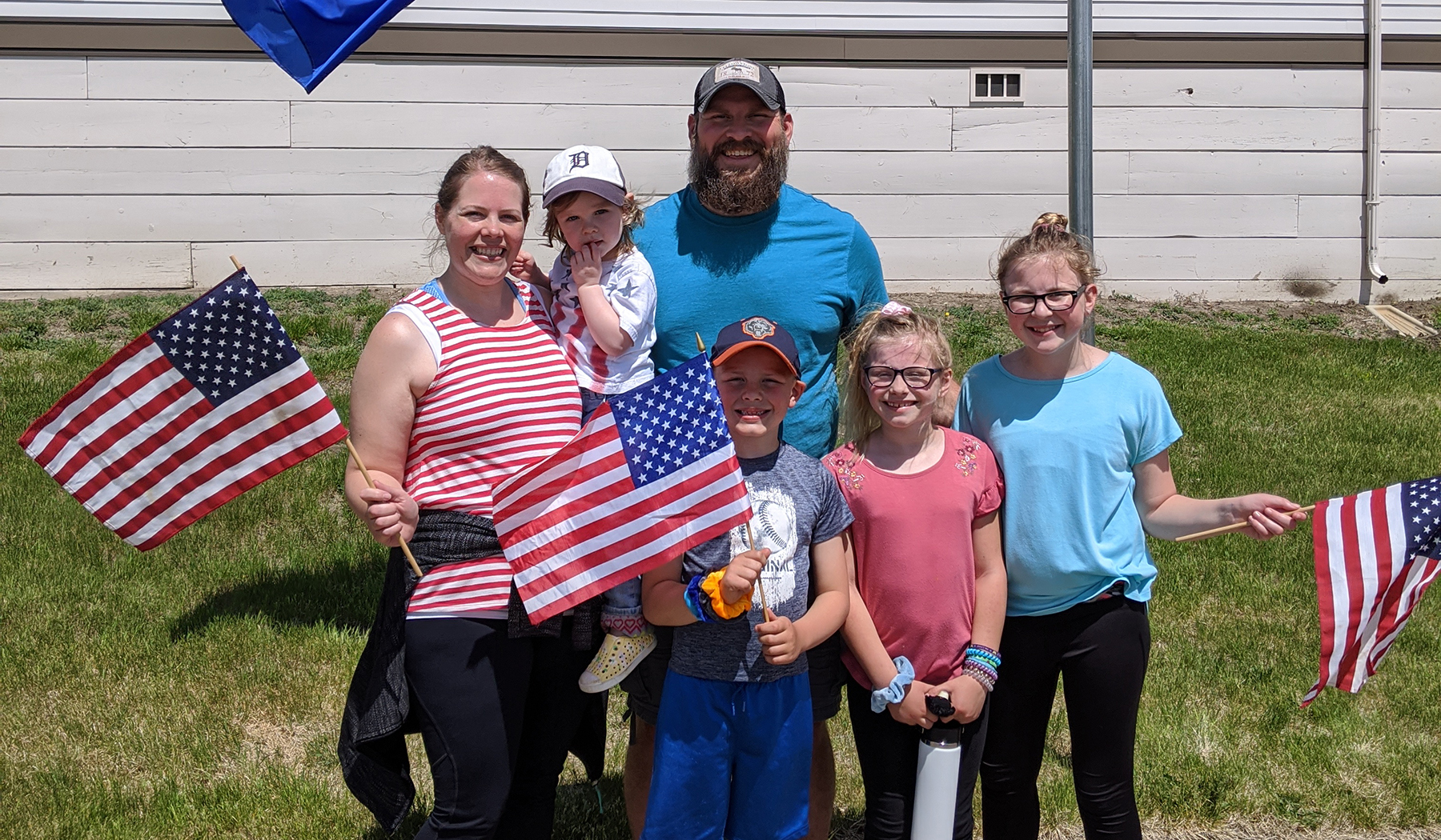 Family at Never Forgotten Memorial Walk-a-Thon