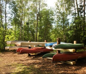 Canoes/Kayaks at Lake Metigoshe