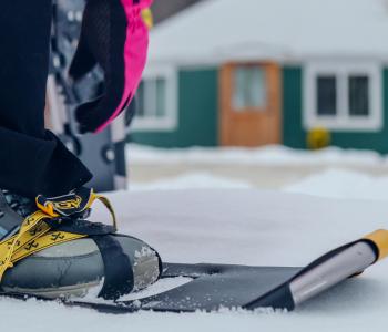 Snowshoeing 