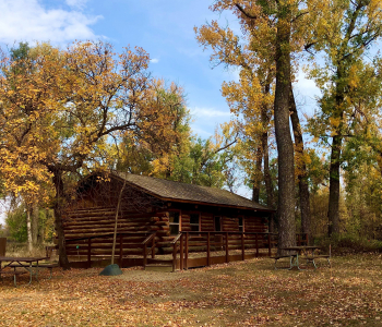 Cross Ranch State Park cabin