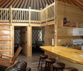 Interior of Yurt